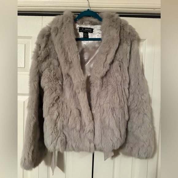 Short Rabbit fur jacket - Picture 3 of 6